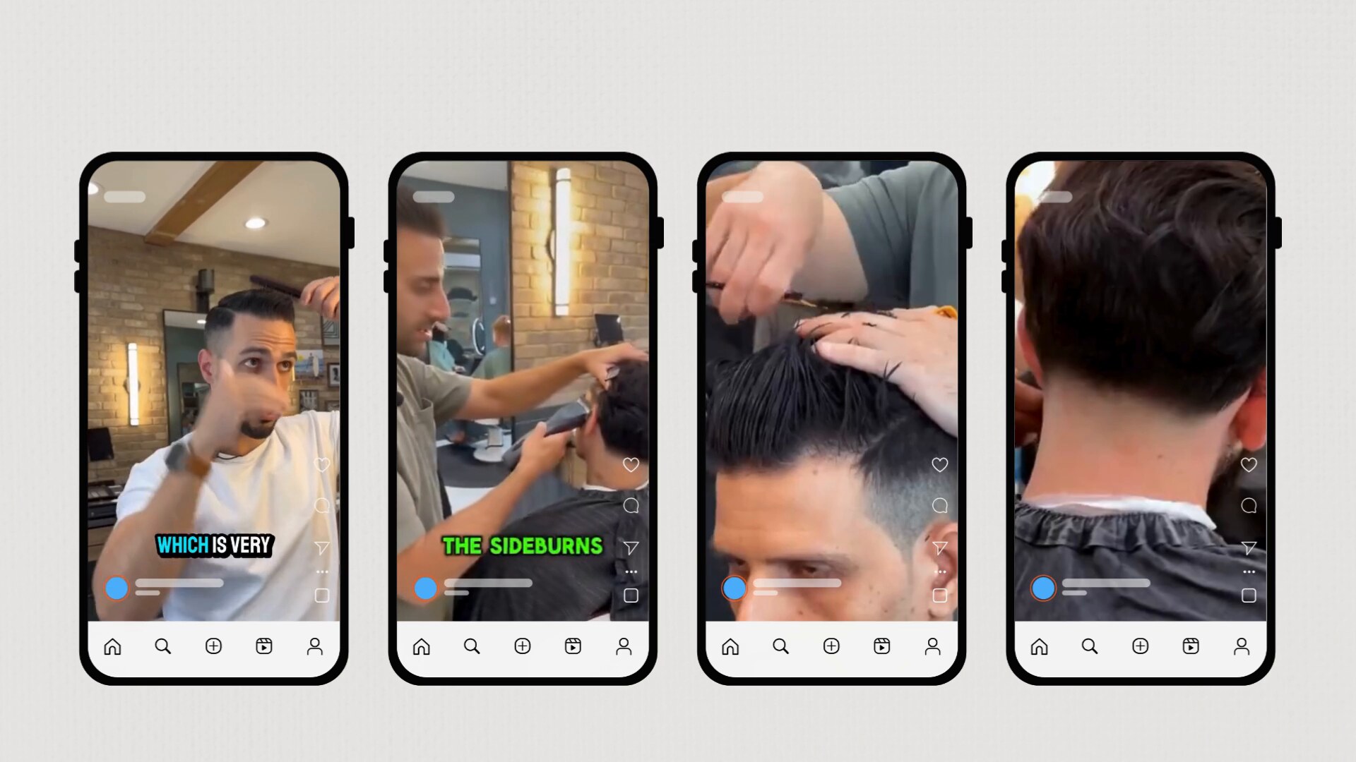 Barbershop transformation content