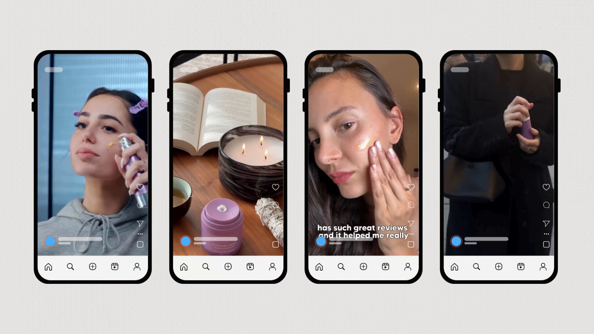 Beauty and skincare UGC content